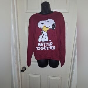 Peanuts kids graphic sweatshirt size 7-9